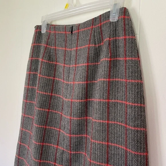 Harve Benard Sport Wool Maxi Skirt ~ Fringe Detail ~ Women’s Size 12 - Picture 5 of 11